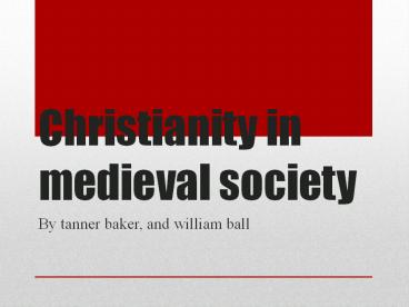 the later middle ages