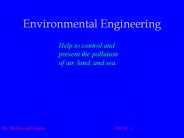 Environmental Engineering