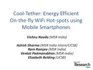 Cool-Tether: Energy Efficient On-the-fly WiFi Hot-spots using Mobile Smartphones