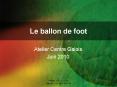 Le ballon de foot PowerPoint PPT Presentation