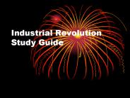 Industrial Revolution Study Guide