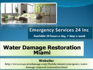 Water Damage Restoration Miami