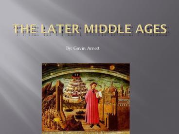 later middle ages