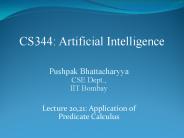 Application of Predicate Calculus