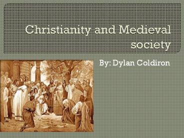 Christianity and Medieval society