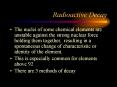 Radioactive Decay PowerPoint PPT Presentation