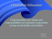 Citizenship Education