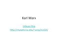 Karl Marx PowerPoint PPT Presentation