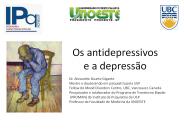 Os antidepressivos e a depressгo