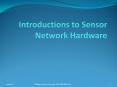 Introductions to Sensor Network Hardware PowerPoint PPT Presentation
