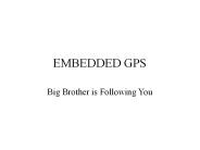 EMBEDDED GPS