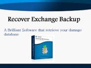 Recover Exchange Backup