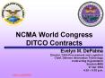 NCMA World Congress DITCO Contracts PowerPoint PPT Presentation