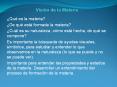 Visiуn de la Materia PowerPoint PPT Presentation