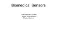 Biomedical Sensors PowerPoint PPT Presentation