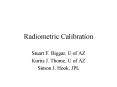 Radiometric Calibration PowerPoint PPT Presentation