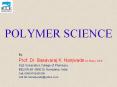 POLYMER SCIENCE PowerPoint PPT Presentation
