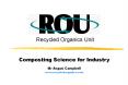 Recycled Organics Unit PowerPoint PPT Presentation