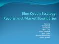 Blue Ocean Strategy: Reconstruct Market Boundaries PowerPoint PPT Presentation