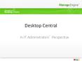 Desktop Central PowerPoint PPT Presentation