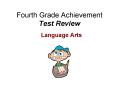 Fourth Grade Achievement Test Review PowerPoint PPT Presentation