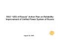 RAO UES of Russia Action Plan on Reliability Improvement of Unified Power System of Russia PowerPoint PPT Presentation
