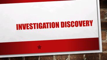 Investigation Discovery-Un canal muy querido