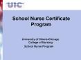 School Nurse Certificate Program PowerPoint PPT Presentation