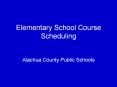 Elementary School Course Scheduling PowerPoint PPT Presentation