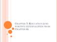 Chapter 7: Education (and positive externalities from Chapter 5) PowerPoint PPT Presentation
