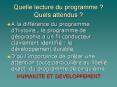 Quelle lecture du programme ? Quels attendus ? PowerPoint PPT Presentation