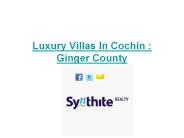Luxury Villas In Cochin : Ginger County