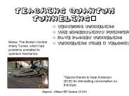 Teaching Quantum Tunneling*