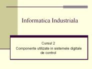 Informatica Industriala
