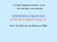 SISTEMAS DIGITAIS FUNЗХES E PORTAS LУGICAS PowerPoint PPT Presentation