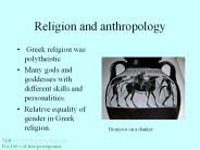 Religion and anthropology