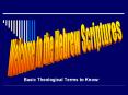 Basic Theological Terms to Know: PowerPoint PPT Presentation