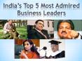 Top 5 Most Admired Business Leaders in India PowerPoint PPT Presentation