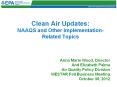 Clean Air Updates: NAAQS and Other Implementation-Related Topics PowerPoint PPT Presentation