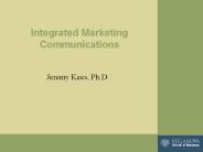 Integrated Marketing Communications