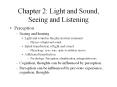 Chapter 2: Light and Sound, Seeing and Listening PowerPoint PPT Presentation