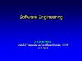 Software Engineering PowerPoint PPT Presentation