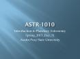 ASTR-1010 PowerPoint PPT Presentation
