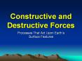 Constructive and Destructive Forces PowerPoint PPT Presentation