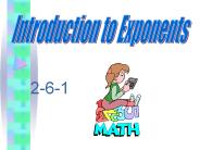 2-6-1 Introduction to Exponents 
