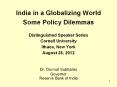India in a Globalizing World Some Policy Dilemmas PowerPoint PPT Presentation