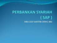 PERBANKAN SYARIAH ( SAP )