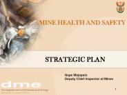 MINE HEALTH AND SAFETY