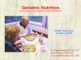 Geriatric Nutrition http://www.aecom.yu.edu/nutrition/presentation/Presentation.htm PowerPoint PPT Presentation