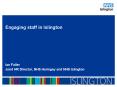Engaging staff in Islington PowerPoint PPT Presentation